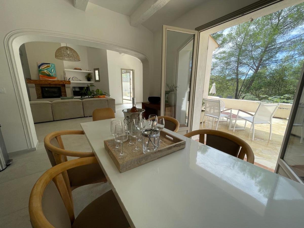 La Villa Des Carriers- Maison Avec Piscine Proche Mer Roquefort-les-Pins Extérieur photo