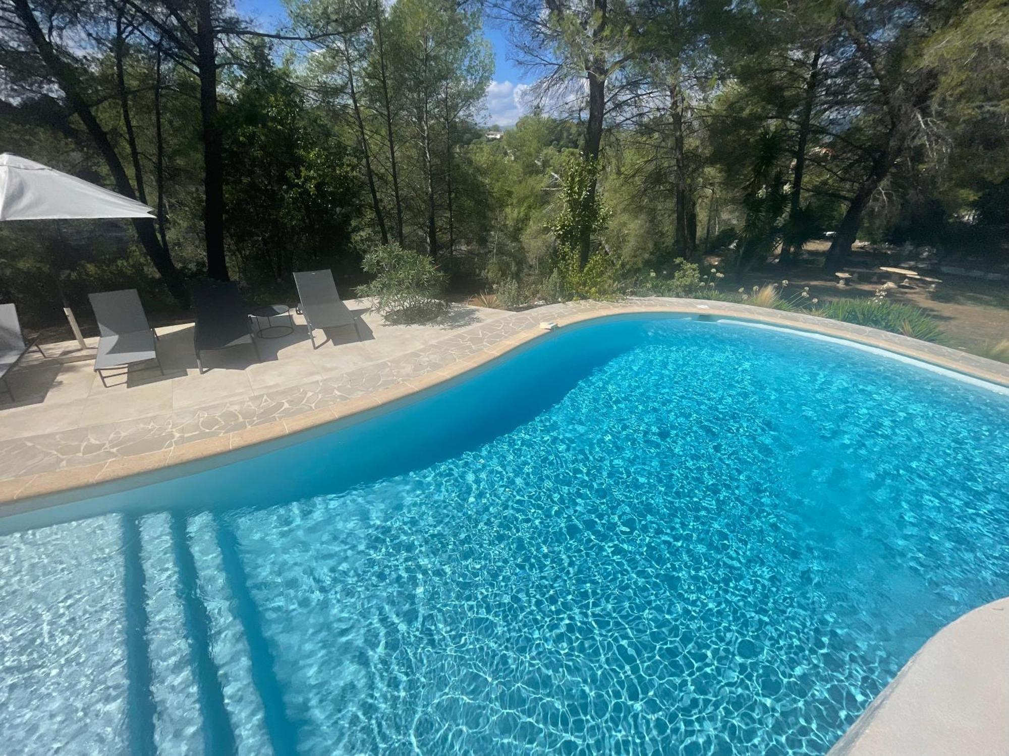 La Villa Des Carriers- Maison Avec Piscine Proche Mer Roquefort-les-Pins Extérieur photo