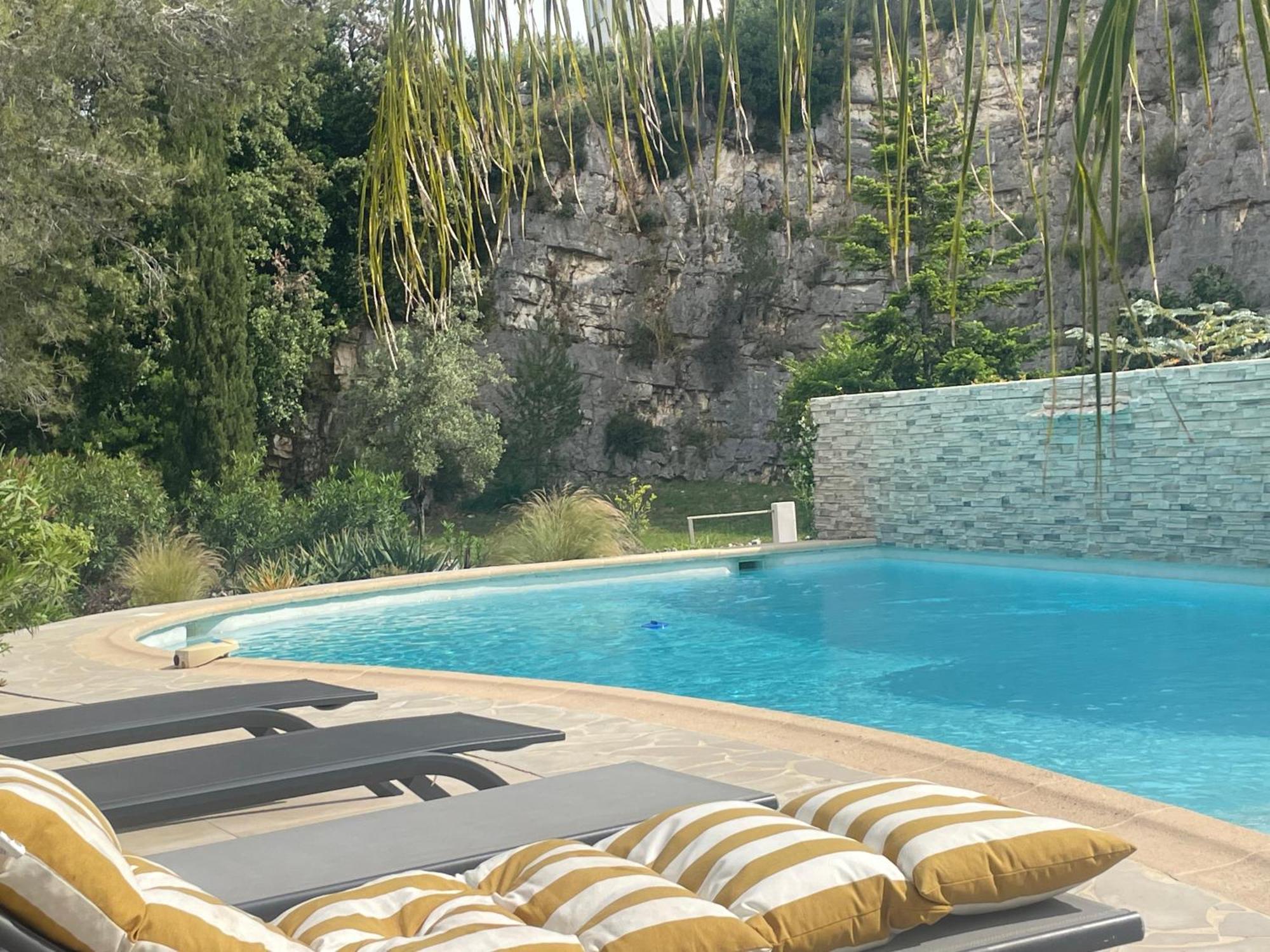 La Villa Des Carriers- Maison Avec Piscine Proche Mer Roquefort-les-Pins Extérieur photo
