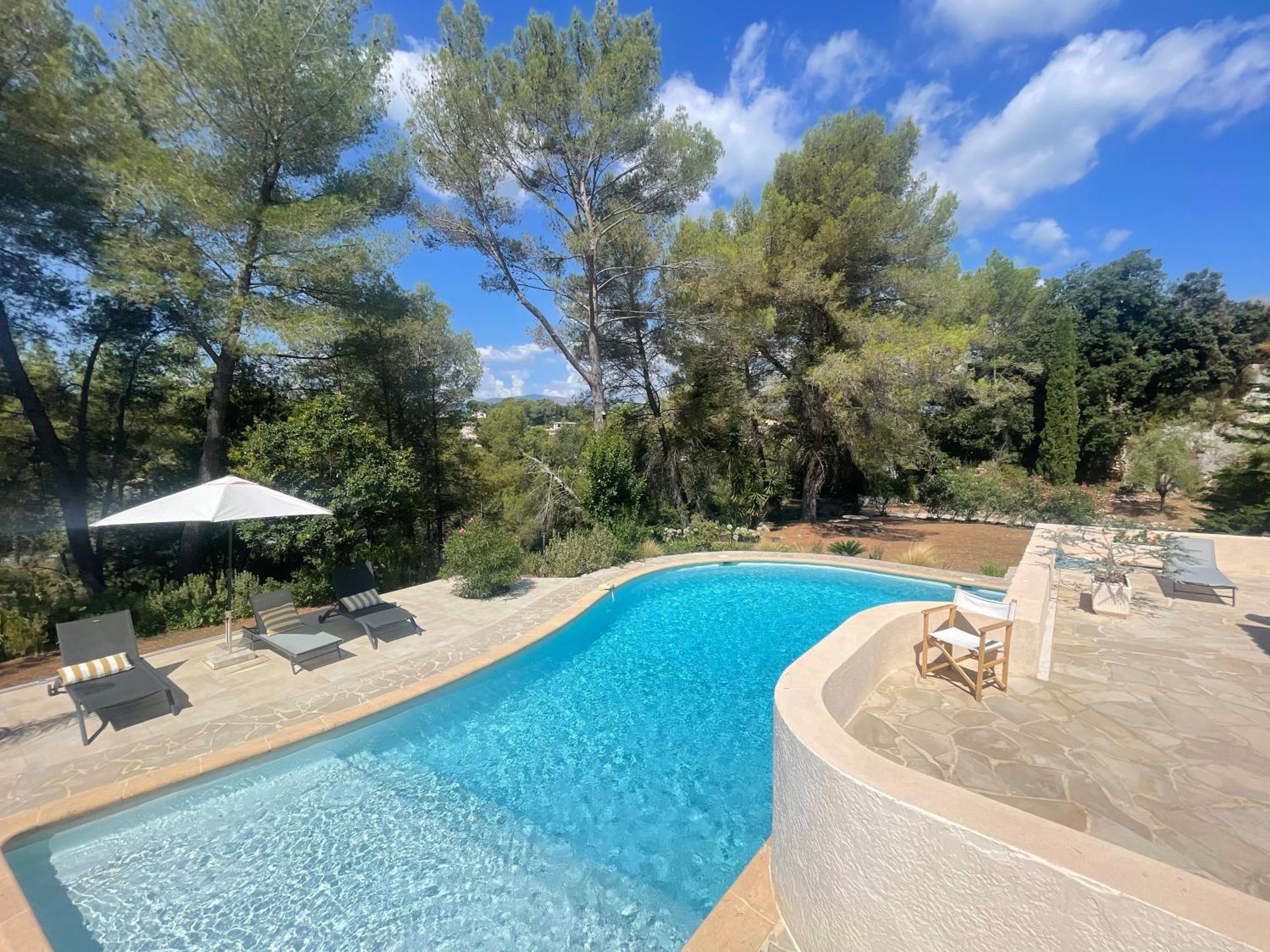 La Villa Des Carriers- Maison Avec Piscine Proche Mer Roquefort-les-Pins Extérieur photo