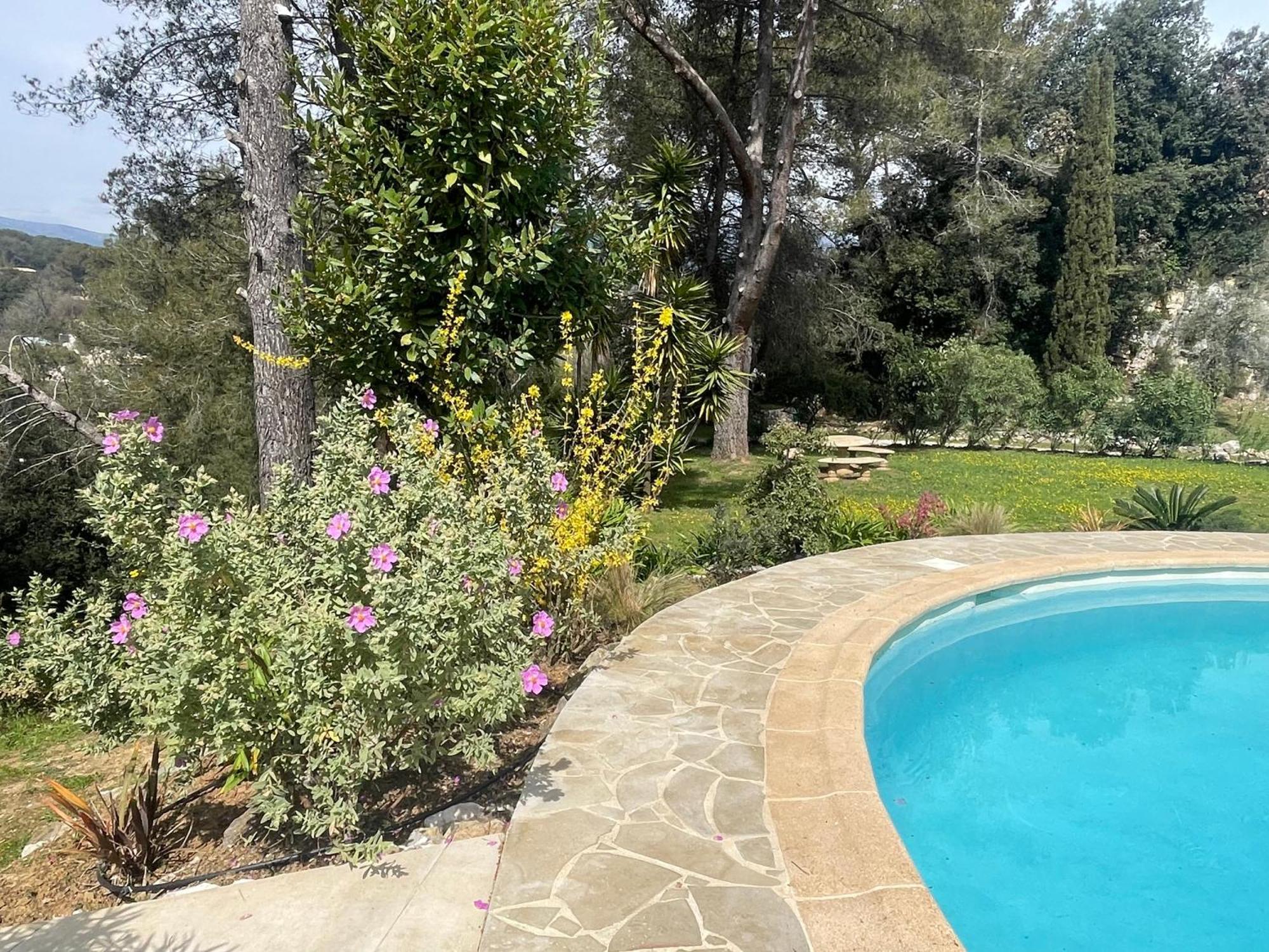 La Villa Des Carriers- Maison Avec Piscine Proche Mer Roquefort-les-Pins Extérieur photo
