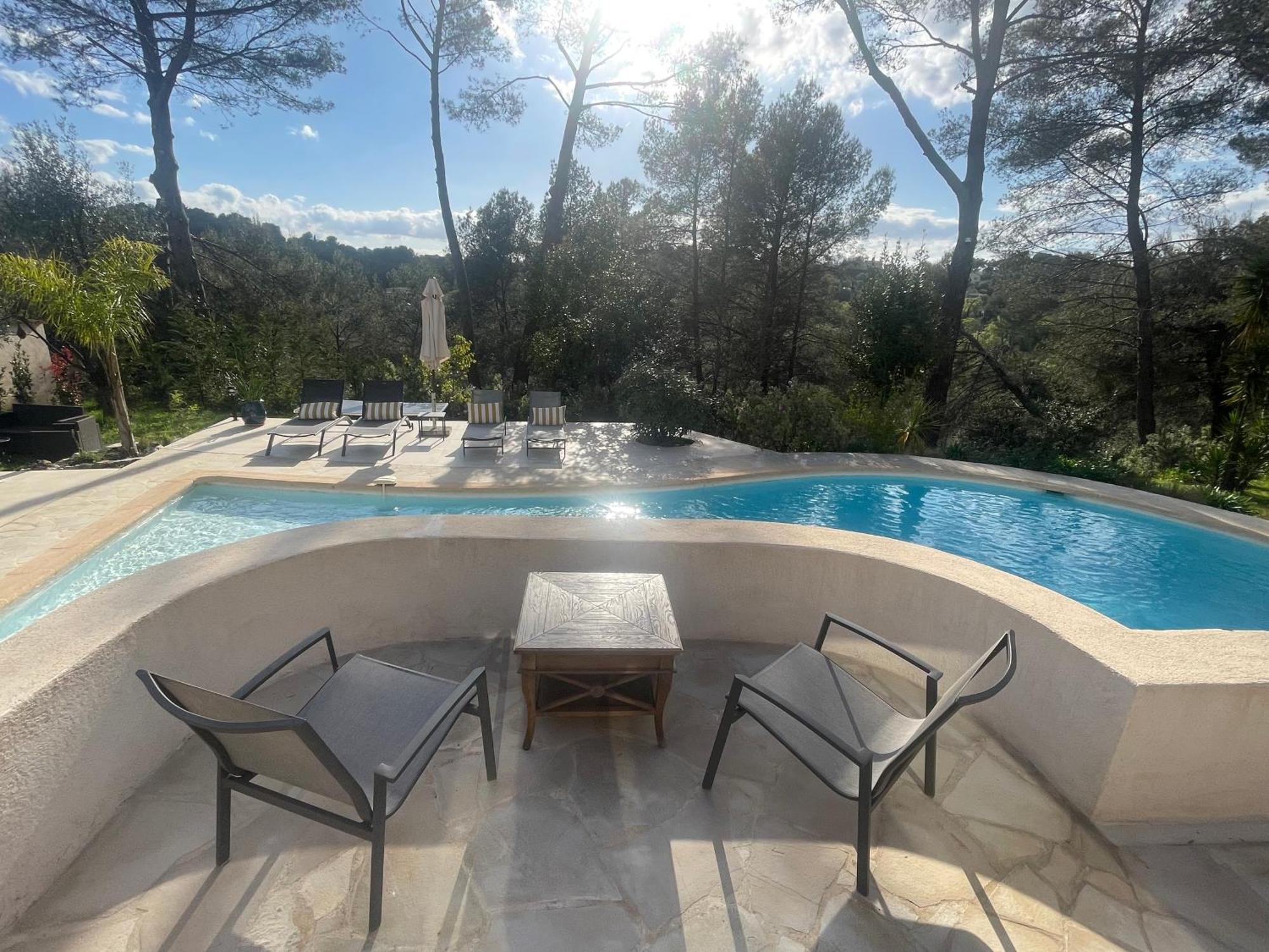 La Villa Des Carriers- Maison Avec Piscine Proche Mer Roquefort-les-Pins Extérieur photo